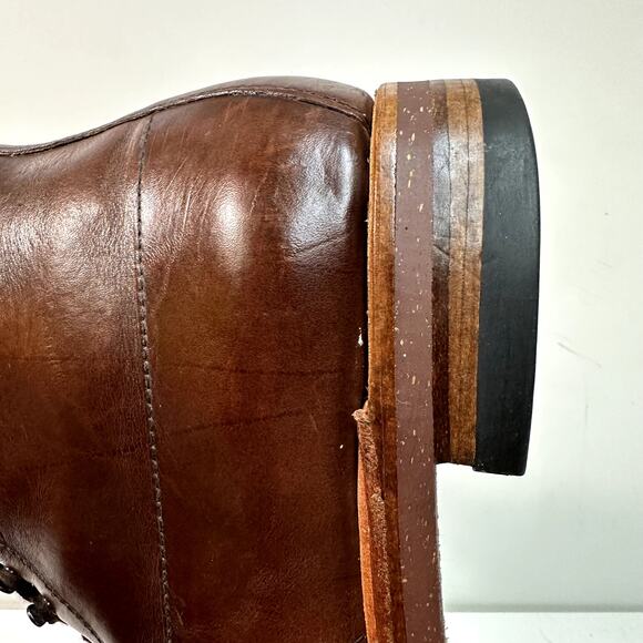 VERY GOOD Alden Indy 403 Mocc Toe Boot (Brown Chromexcel) Made in USA Men's 8 - Picture 12 of 12